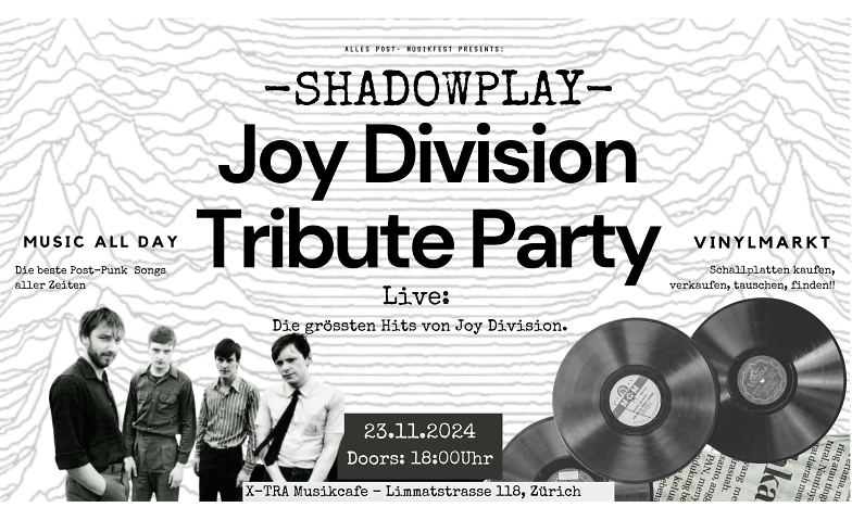 Joy Division Tribute Party 2024-11-23